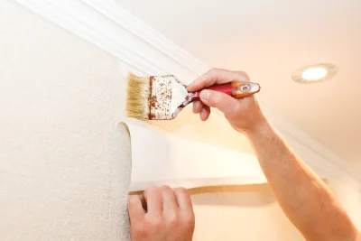 Pose de papier peint à Coutansouze — revêtements muraux et toiles de verre